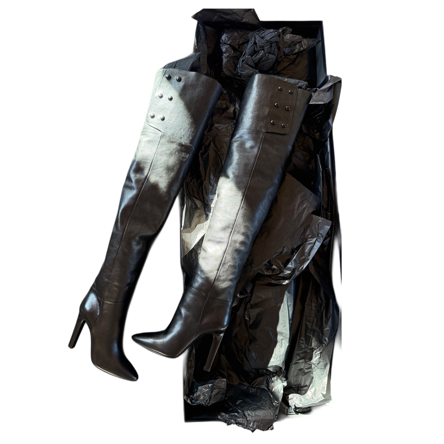 Saint Laurent stivali in pelle