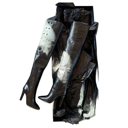 Saint Laurent stivali in pelle