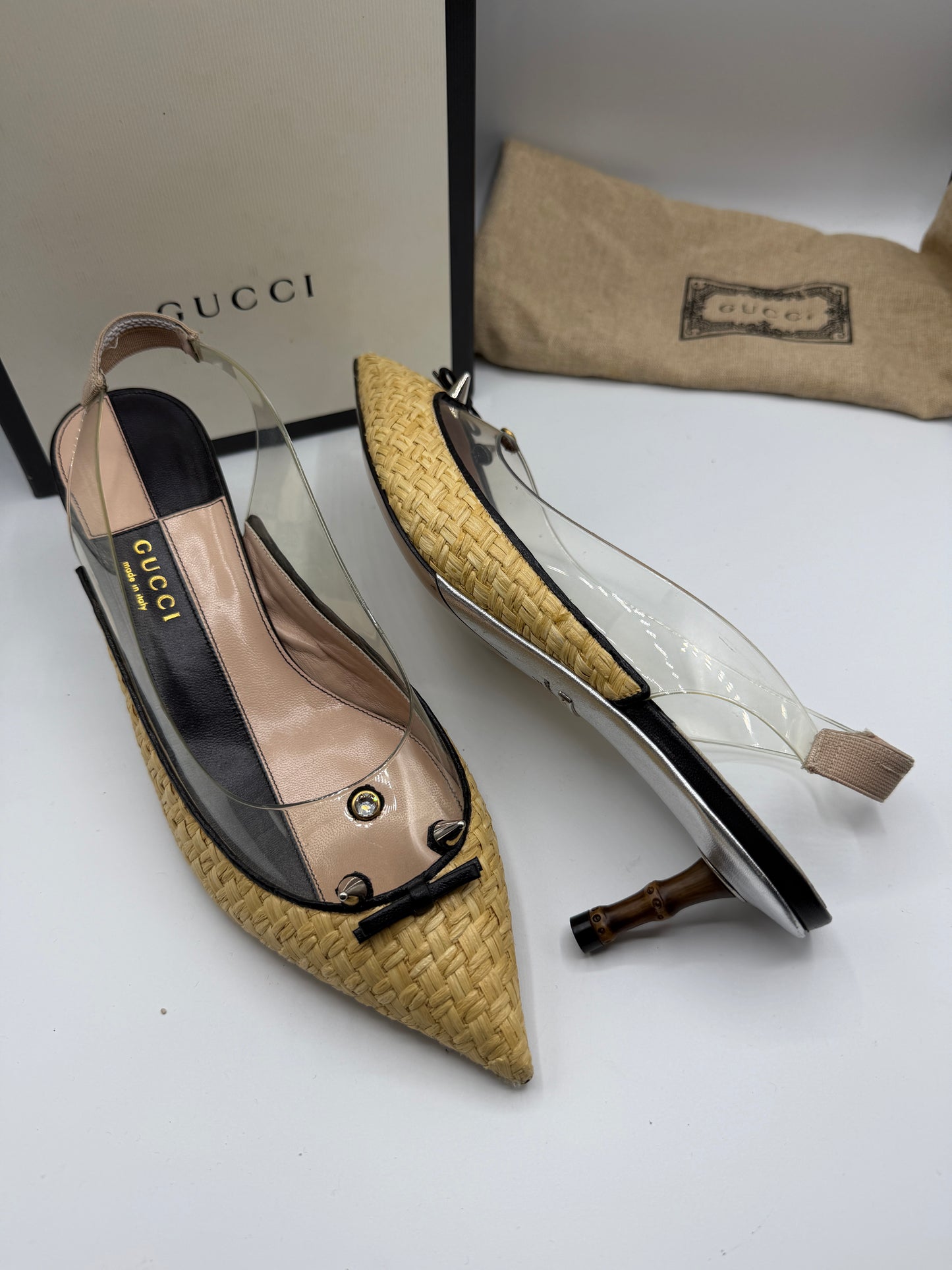 Gucci Bamboo heels 39