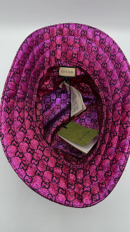 Gucci bucket hat pink