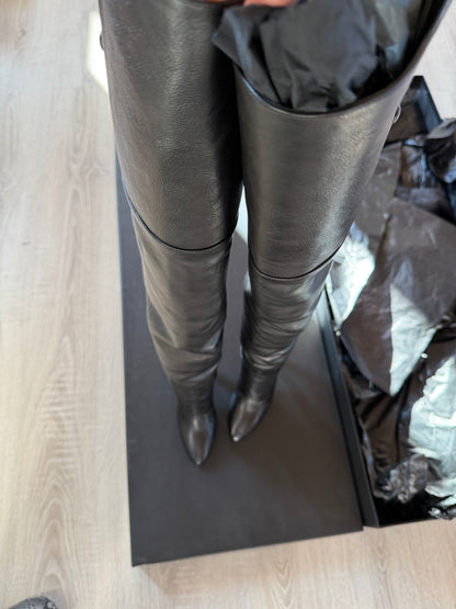 Saint Laurent stivali in pelle