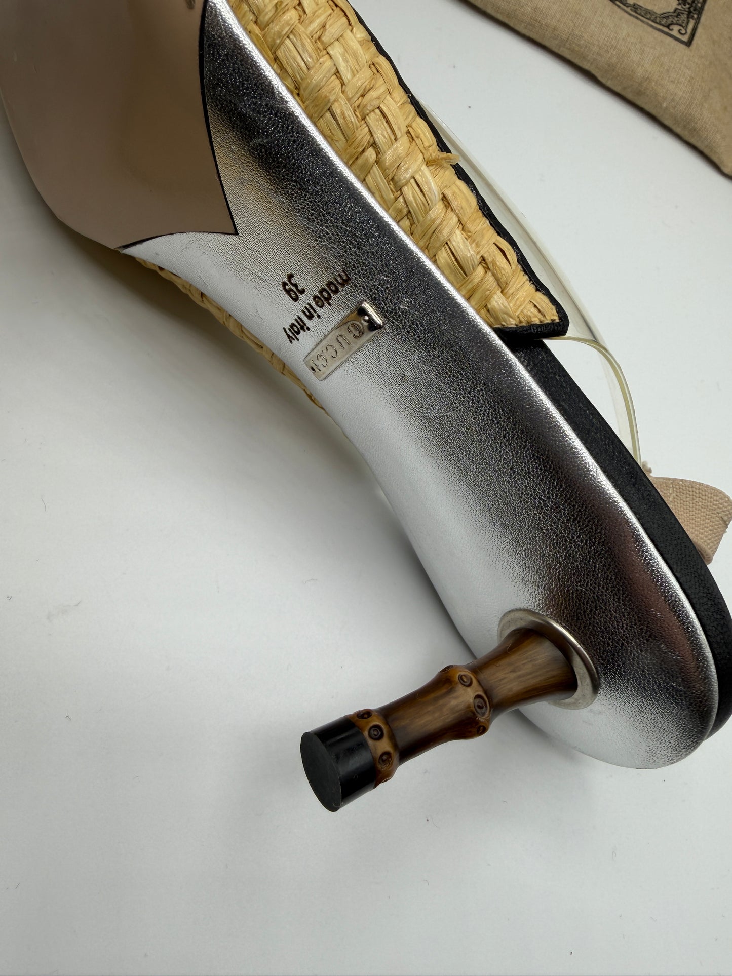 Gucci Bamboo heels 39