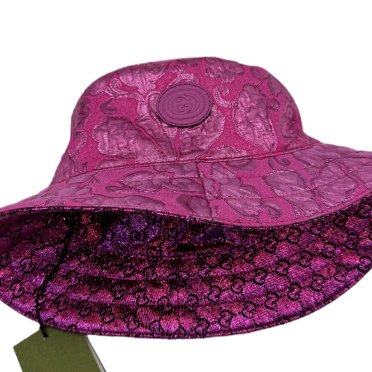 Gucci bucket hat pink